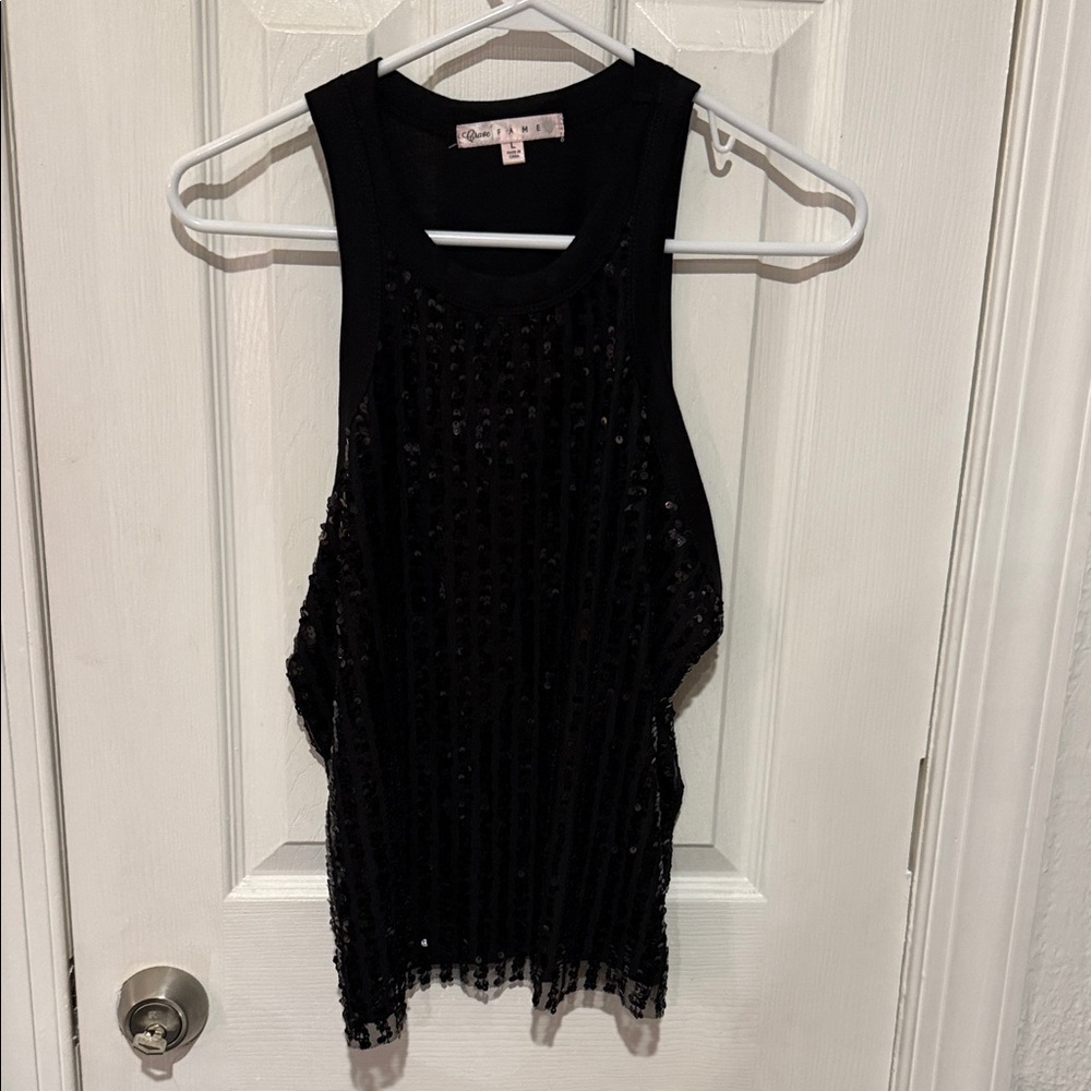 Crave Fame Elegant Black Top
